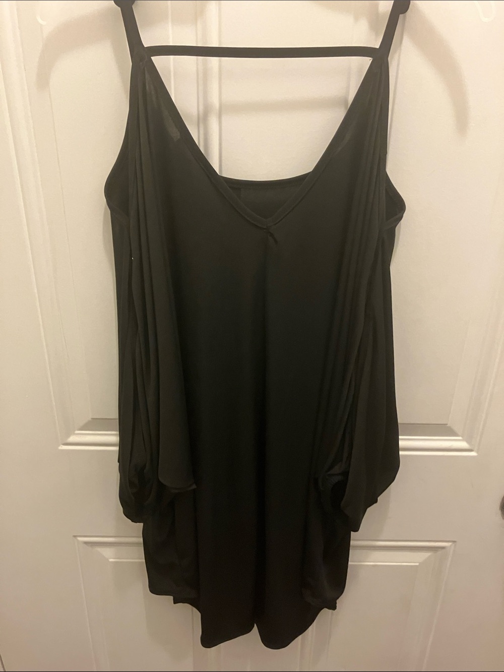 Ashley Stewart Black Off-Shoulder Blouse